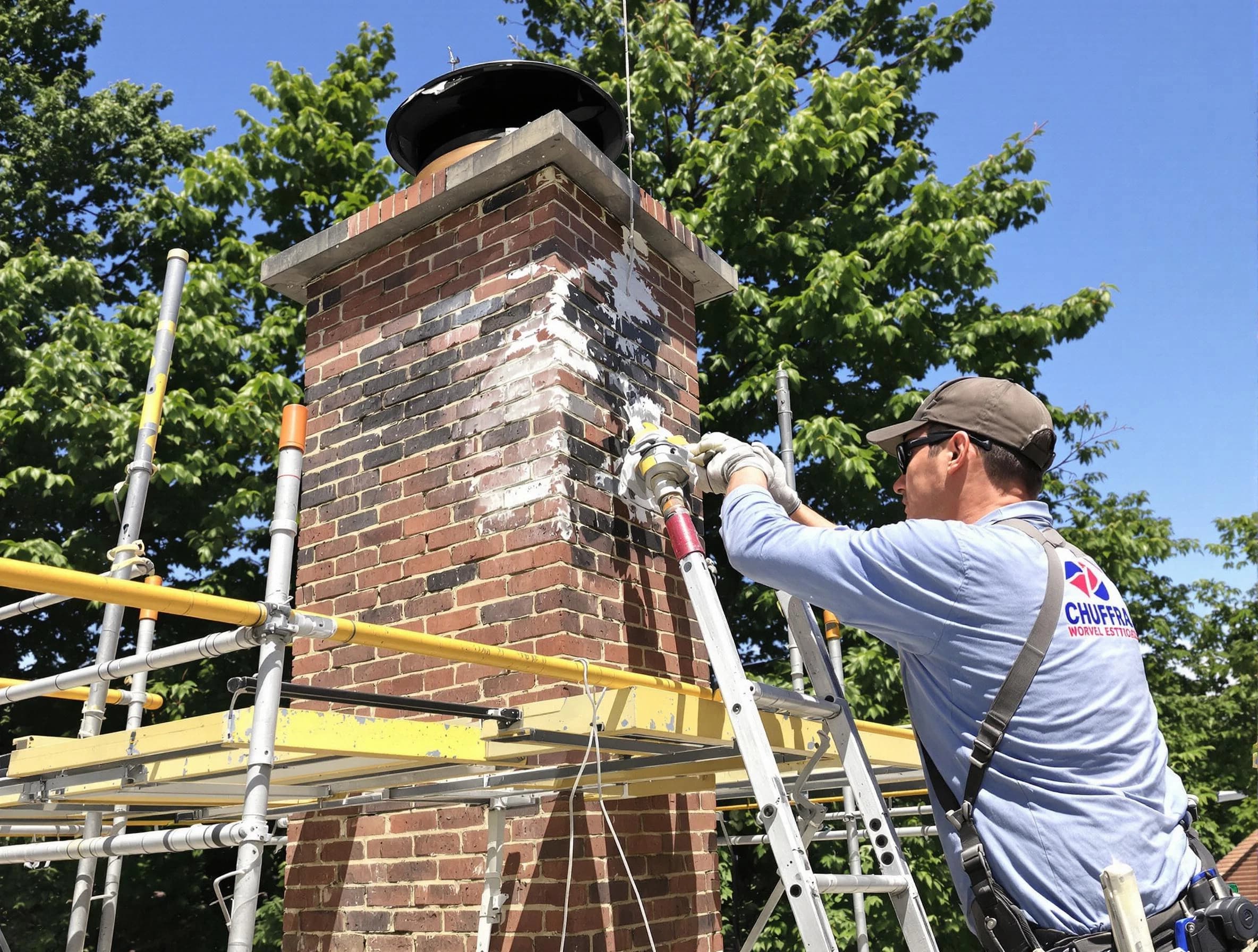 Structural chimney repair by Redan Chimney Sweep in Redan, GA