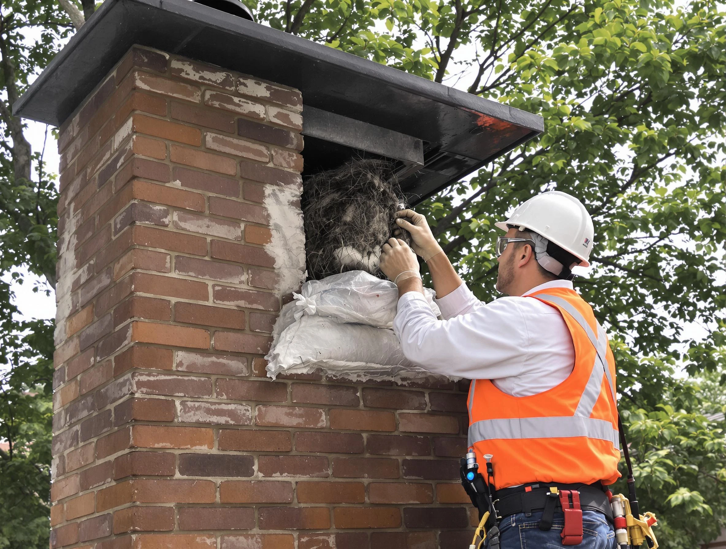 Humane removal of debris and animals by Redan Chimney Sweep in Redan, GA
