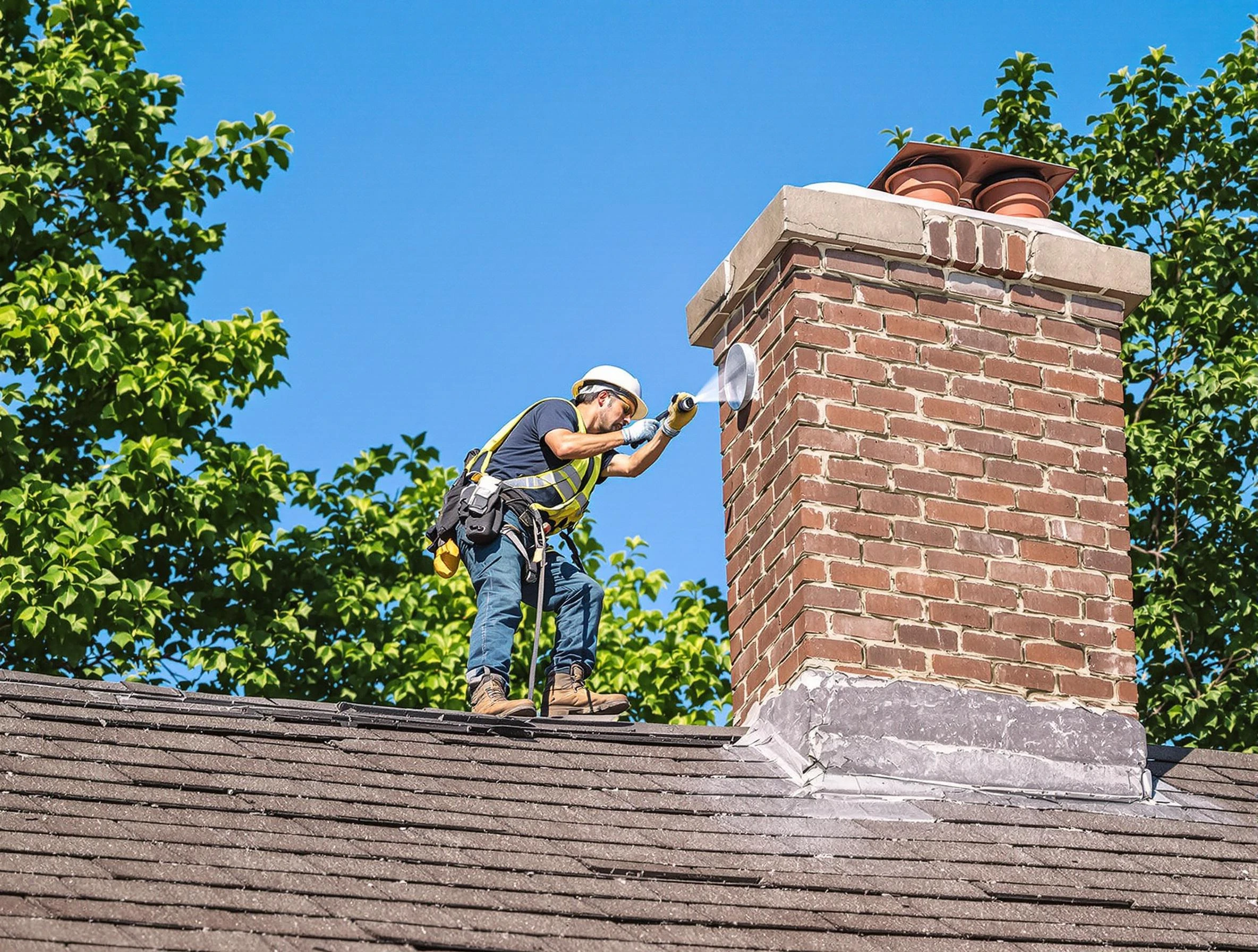 Redan Chimney Sweep performing an inspection with advanced tools in Redan, GA